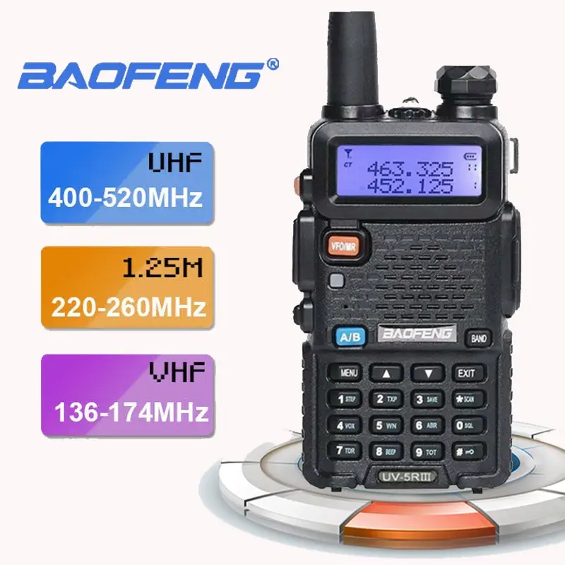 ภาพสินค้าBAOFENG MALL จัดส่งได้ทันที วิทยุสื่อสาร สีแดง 245 แจกถุงสีแบบสุ่ม สามารถใช้ย่าน245ได้ Tri-Band Dual Antenna 5W VHF AndUHF Walkie Mobile Transceiver Radios Comcion จากร้าน BAOFENG-MALL บน Lazada ภาพที่ 1