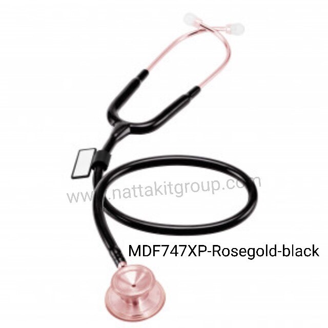 MDF หูฟังทางการแพทย์ Stethoscope Acoustica - Cosmo 747XPRG#11(Rosegold-black)