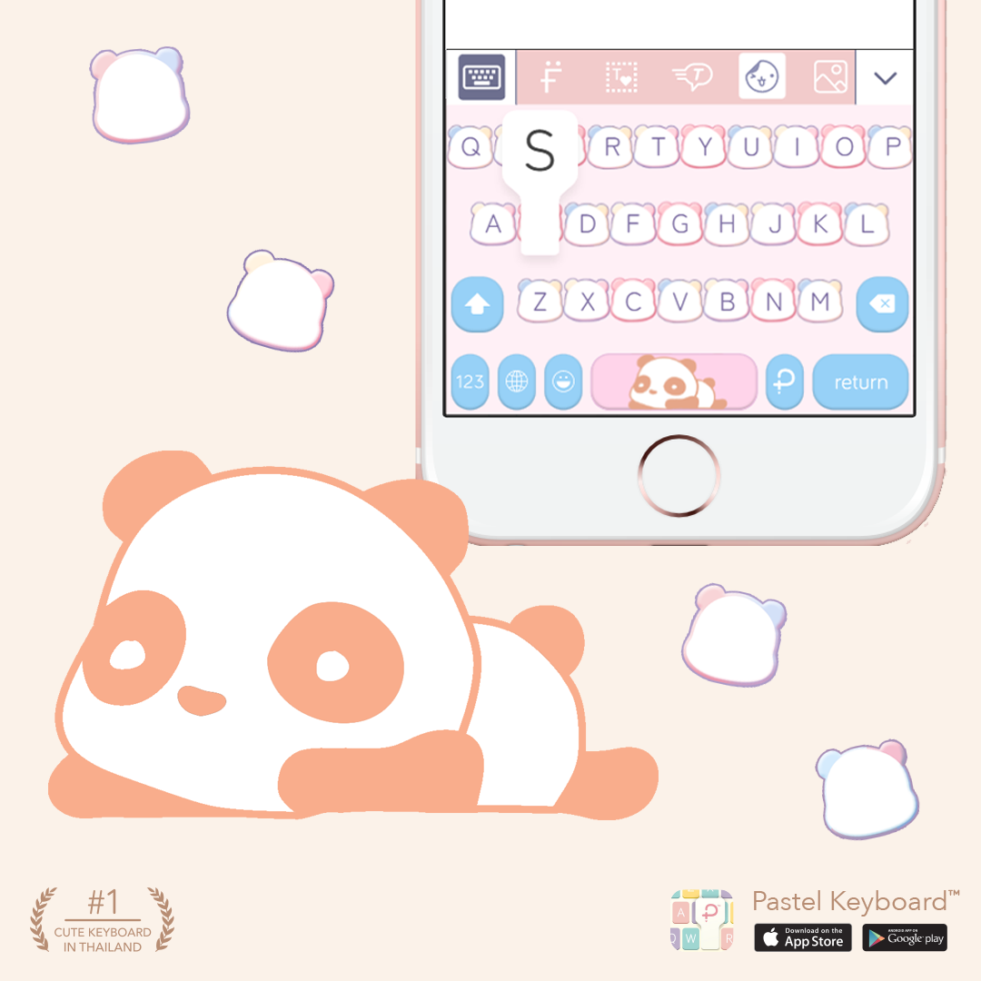 Rinny Keyboard Theme⎮(EVoucher) for Pastel Keyboard App Lazada.co.th