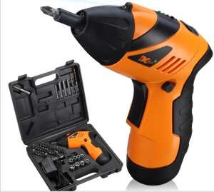 Hot item Cordless Screwdriver ชุดสว่านเจาะไฟฟ้าไร้สายมัลติฟังก์ชั่น DC 4.8V
พร้อมเครื่องมืออุปกรณ์รวม 45 ชิ้น