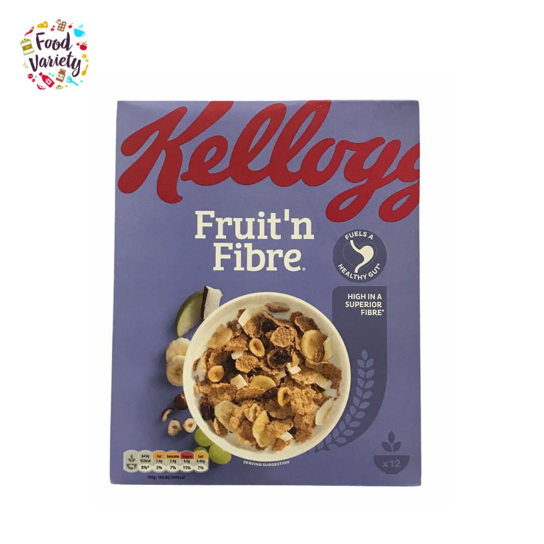 Kellogg's Fruit 'n Fibre Cereal 500g แคลล็อกส์ ฟรุ๊ต อิน ไฟเบอร์ ซีเรียล 500กรัม