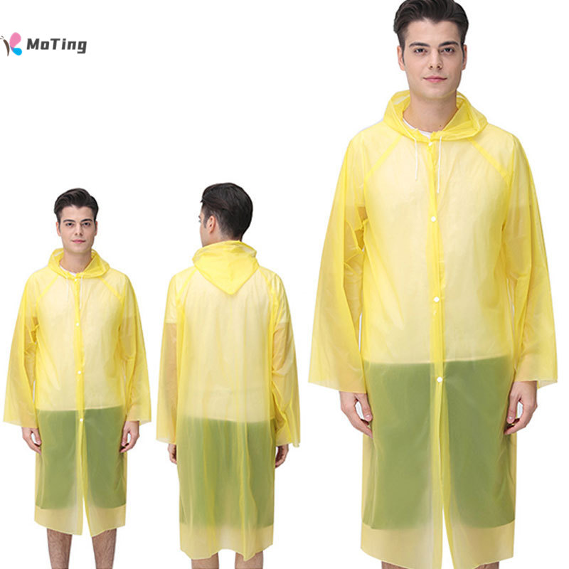 MT เสื้อกันฝนเพิ่มความหนา เสื้อโค้ทกันฝนแบบใช้แล้วทิ้ง เสื้อกันฝนกลางแจ้งสำหรับผู้ใหญ่ แฟชั่น ใช้ดี
