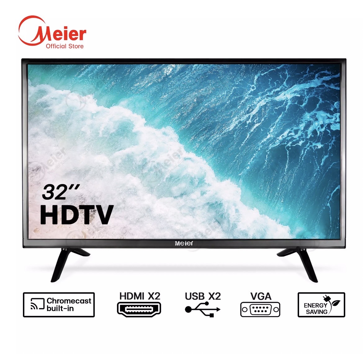 Meier ทีวี รับประกันนานถึง 2 ปี รุ่น LED TV ขนาด 32 นิ้ว และ Smart TV HD LED ขนาด 32 นิ้ว ภาพคมชัด มีลำโพงในตัว ทีวีราคาถูก ทีวีอัจฉริยะ รายการทีวี ราคา 3,590 บาท*ส่งฟรี
