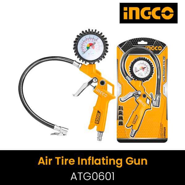 INGCO  ที่เติมลมยางพร้อมเกจวัด แรงดันลมสูงสุด 12 bar -ATG0601