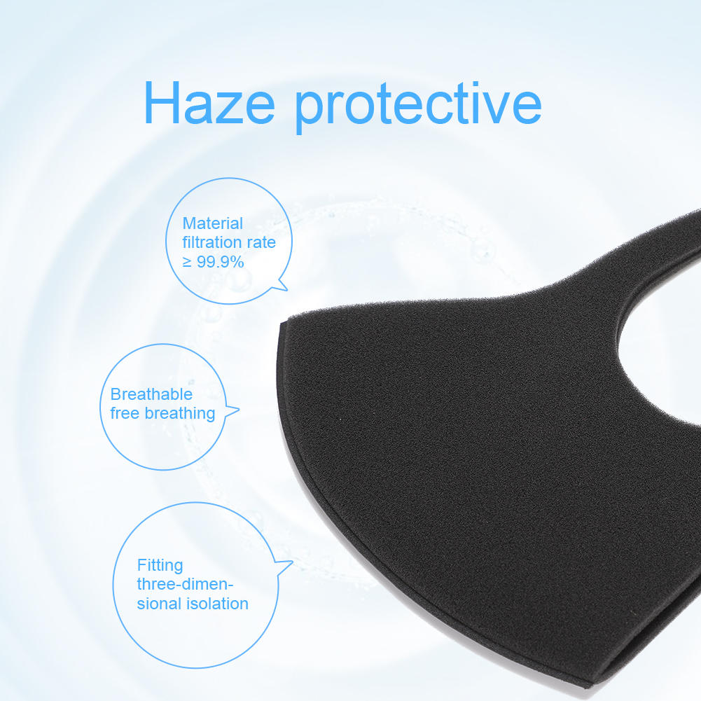 Anti Haze Muffle Washable Mouth Mask, 10PCS Reusable Unisex Anti Haze