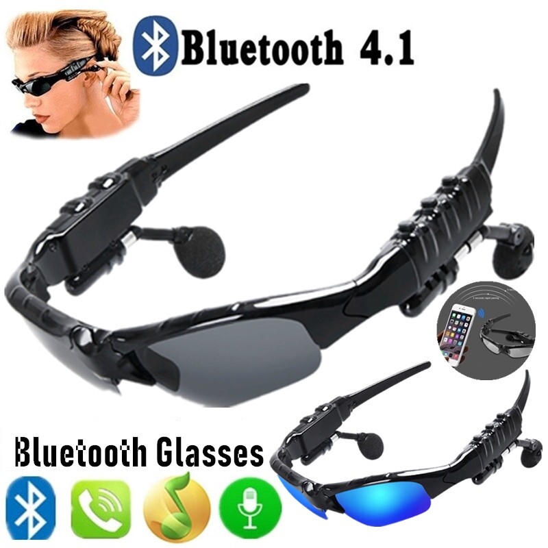 Smart Glasses แว่นกันแดดบูลทูธ Bluetooth ฟังเพลงมีหูฟังในตัว รับสาย/วางสาย รุ่น รองรับทั้ง Android และ iOS