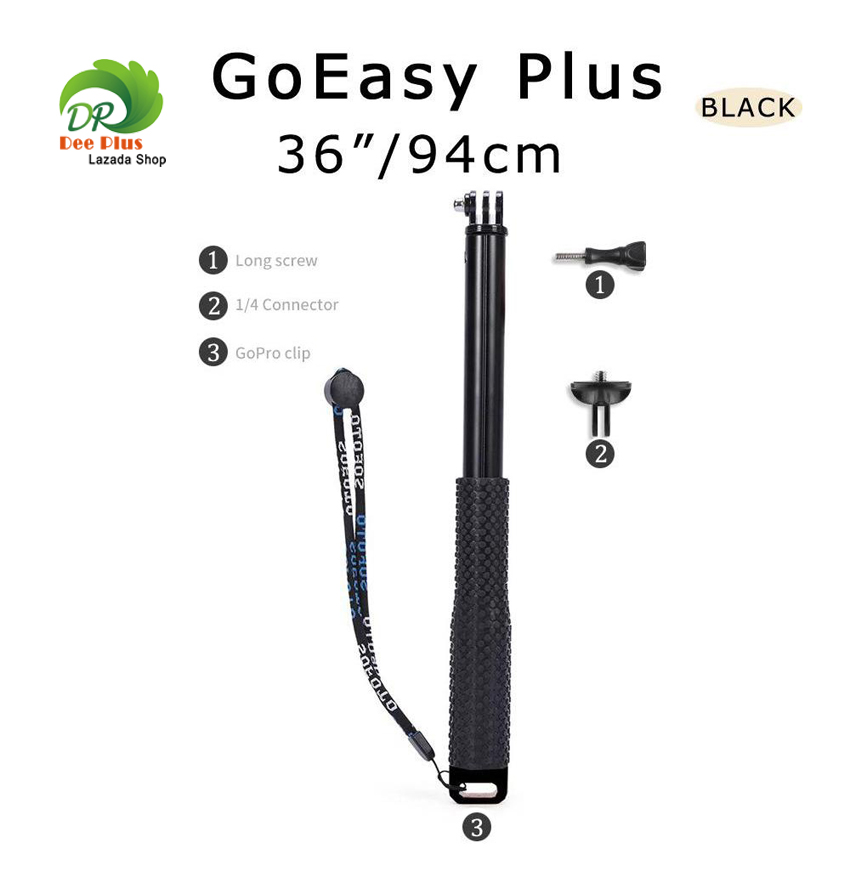 36inch/94cm GoPro Selfie stick Handheld Monopod GoEasy Plus GoPro Selfie สติ๊ก 36นิ้ว / 94ซม. Monopod GoEasy Plus