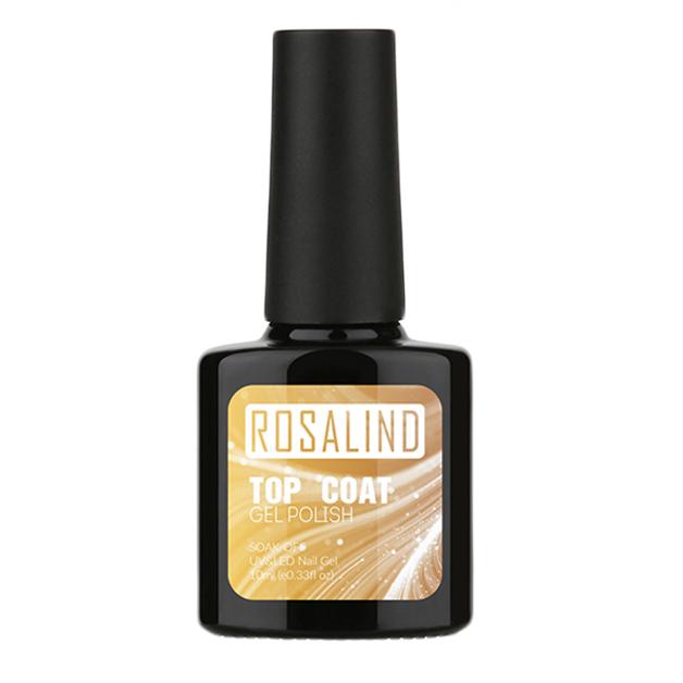 ROSALIND Top Coat + Base Coat ท็อปโค้ท + เบสโค้ท เล็บสีเจล Soak Off Gel 10ml -