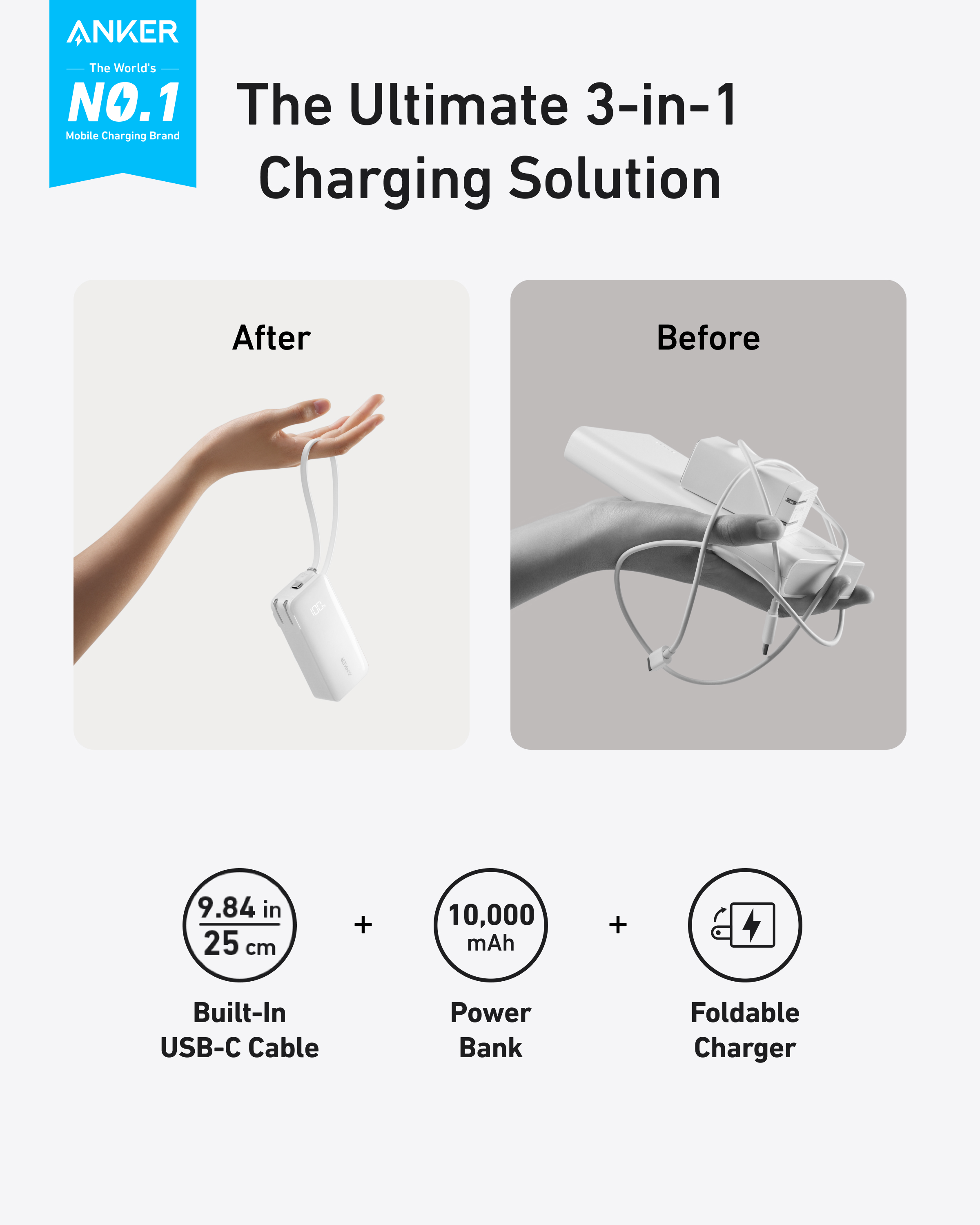 BLUEPD 30W Charger for iPhone 15 pro max