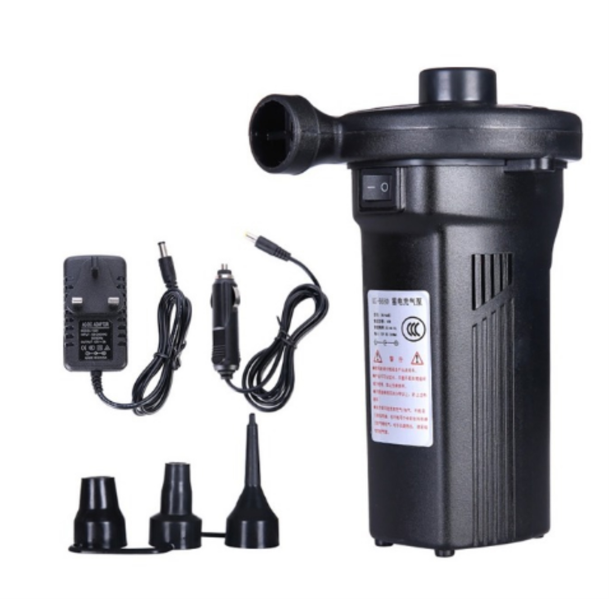 Rechargeable Electric Air Pump Mattress Blower Mini Compressor 12V 220V