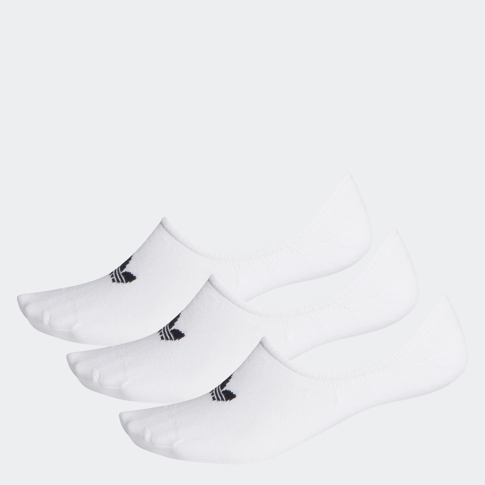 adidas ORIGINALS ถุงเท้าซ่อนขอบ (3 คู่) ไม่ระบุเพศ สีขาว FM0676