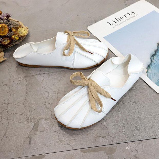 xinyuanxuan【Free Shipping Miễn phí vận chuyển】2022 Phiên bản Hàn Quốc mới của giày lười đế mềm đế bằng tất phù hợp với giày peas nữ giày xăng đan và dép đi trong nhà giày nữ thông thường