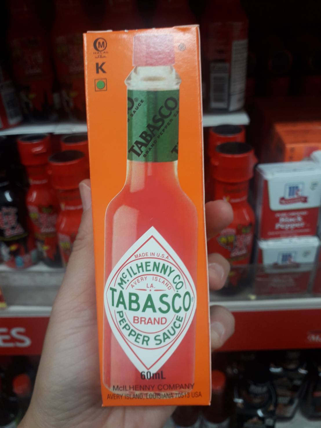 Tabasco pepper Sauce 60ml.ทาบาสโก ซอสพริก 60มล. Lazada.co.th