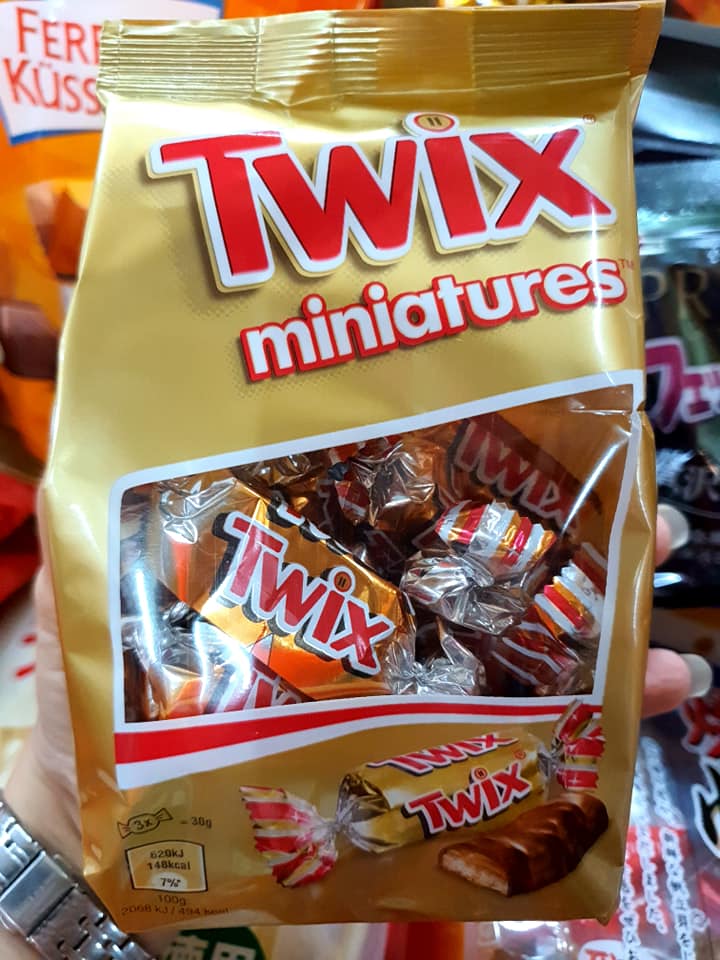 Twix Miniaturesช๊อคโกแลตสอดไส้คาราเมล ขนาด 150 กรัม