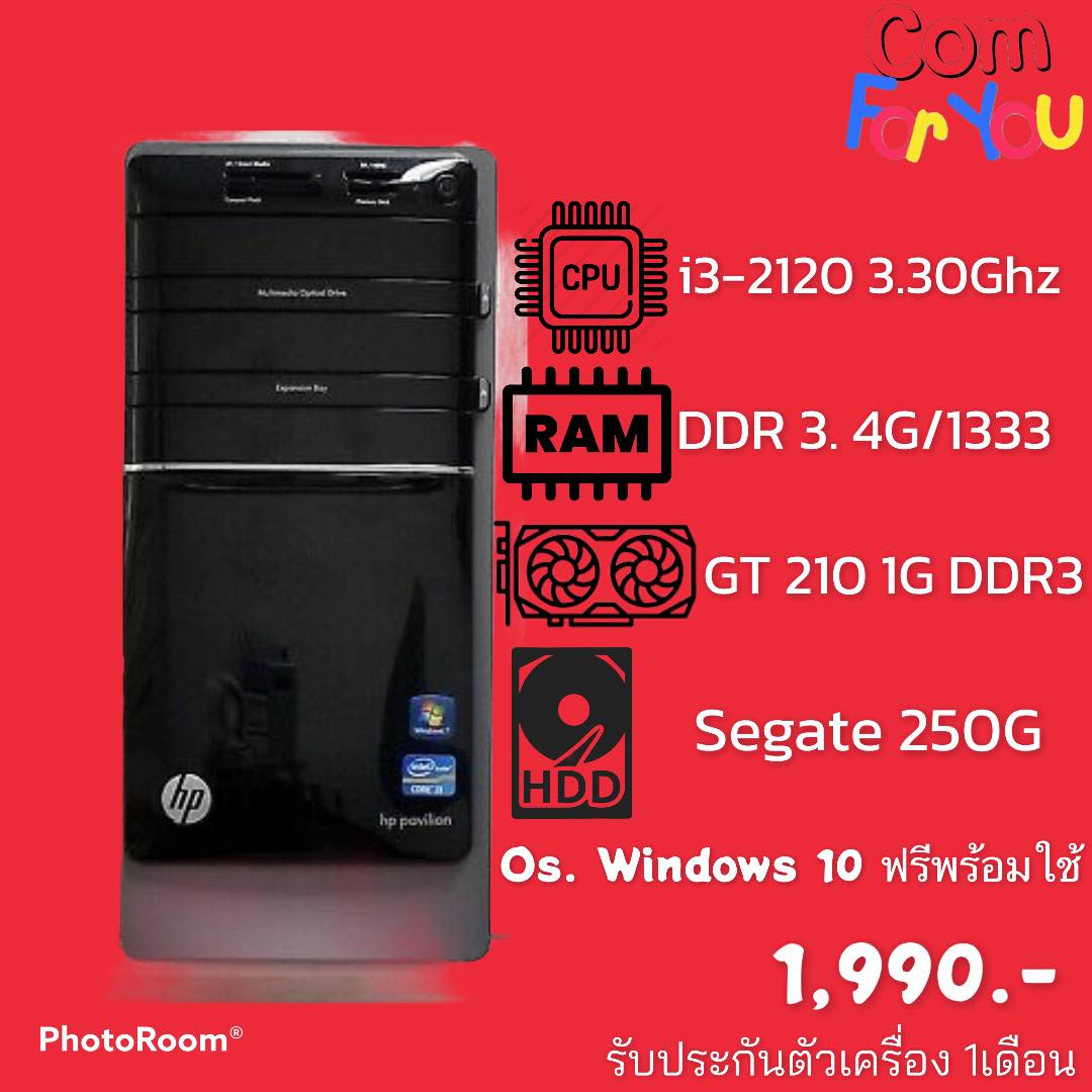 HP core i3-2120  ram4g  hdd250g vga gt210 1g windows10