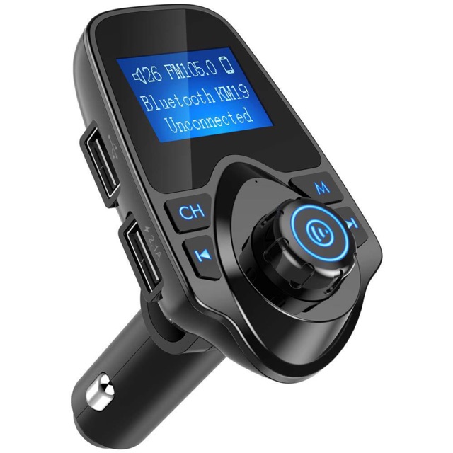 เครื่องเสียงรถยนต์ T11 Wireless Bluetooth Fm Car Bluetooth Transmitter FM บลูทูธเครื่องเสียงรถยนต์ เครื่องเล่นMP3 ผ่าน USB SDCard Bluetooth