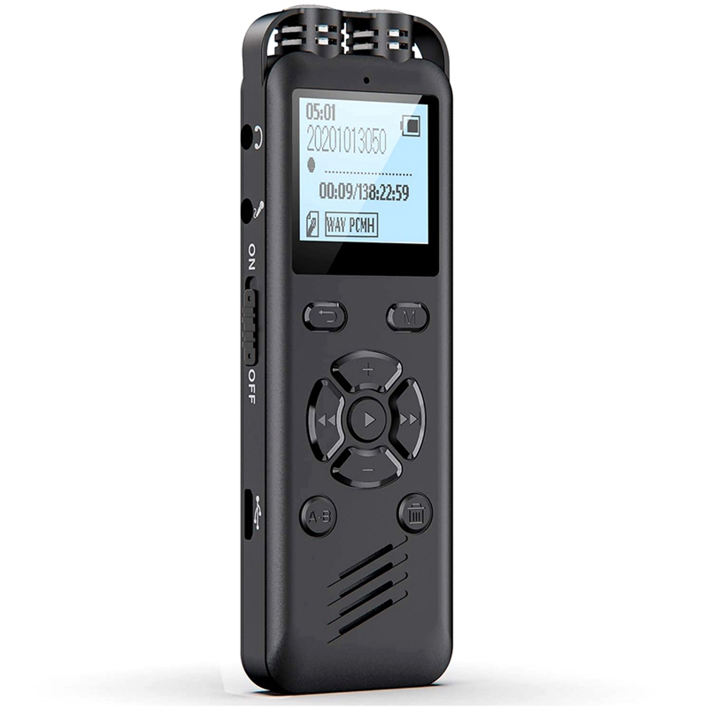 Digital Voice Recorder 32GB Portable Recording Device Voice Activated ...