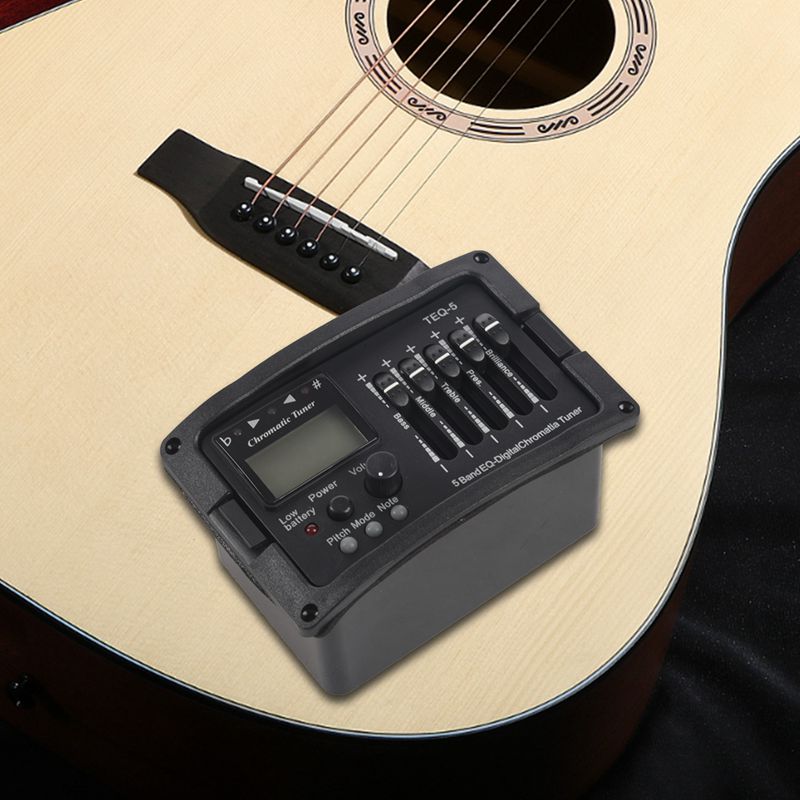 5 Band Acoustic Guitar Preamp EQ Equalizer Classical Acoustic Guitar