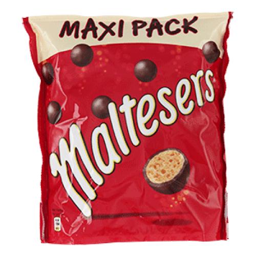 Maltesers chocolate Maxi pack  ช๊อคโกแลตเคลือบมอลล์ กรุบกรอบ  300 g.