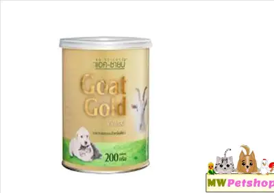 AG-SCIENCE Goat Gold นมแพะผง สำหรับลูกสุนัข-ลูกแมว เกรด Top ขนาด 200g
