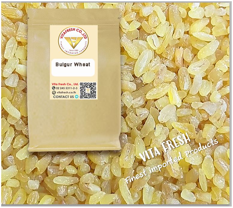 Bulgur wheat 1 KG บูลกูร ข้าวสาลีนำเข้า 100% Bulgur Burghul 1 กิโลกรัม