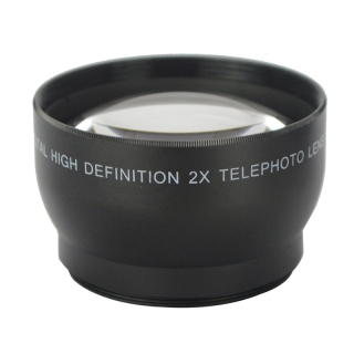 58mm 2x telephoto lens tele converter for canon nikon sony pentax 18-55mm 7
