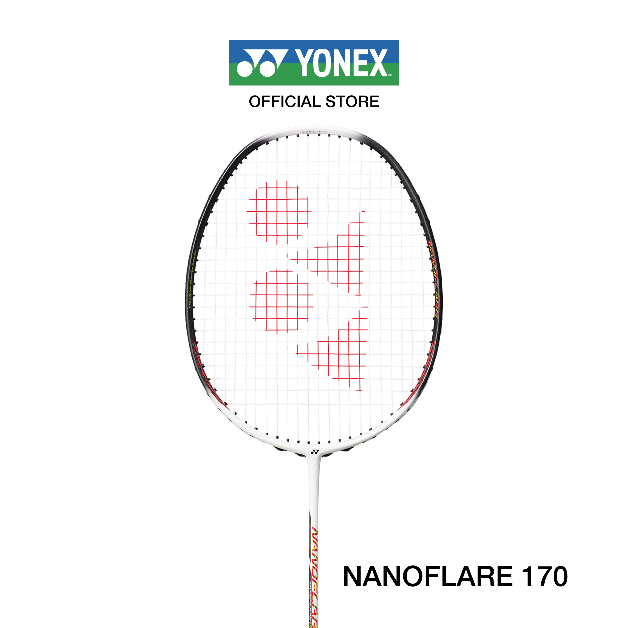 (โปรโมชั่นซื้อ1แถม1 คละสี )  YONEX ไม้แบดมินตัน รุ่น NANOFLARE 170 น้ำหนัก 78g (5U G5)  ไม้หัวเบา ก้านอ่อน (ไม้เปล่าไม่มีเอ็นแถม)