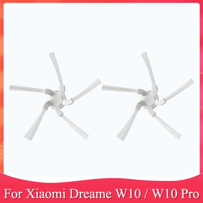 Styleshop777 Replacement Parts Kit For Dreame W10 & W10 Pro Robot Vacuum - Main Brush, Side Brushes, Mop Pads & HEPA Filters