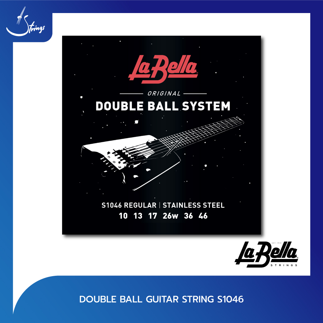 สายกีตาร์หัวตัด La Bella Double Ball Electric Guitar String Strings Shop Strings Shop ThaiPick