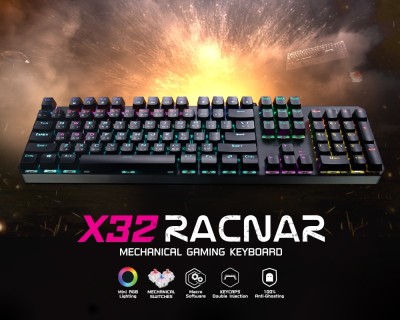 คีย์บอร์ดเกมมิ่ง Nubwo X32 blue switch