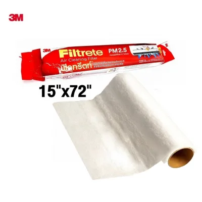 3M Filtrete 15x72 นิ้ว แผ่นดักจับสิ่งแปลกปลอมในอากาศ Room Air Conditioner Filter