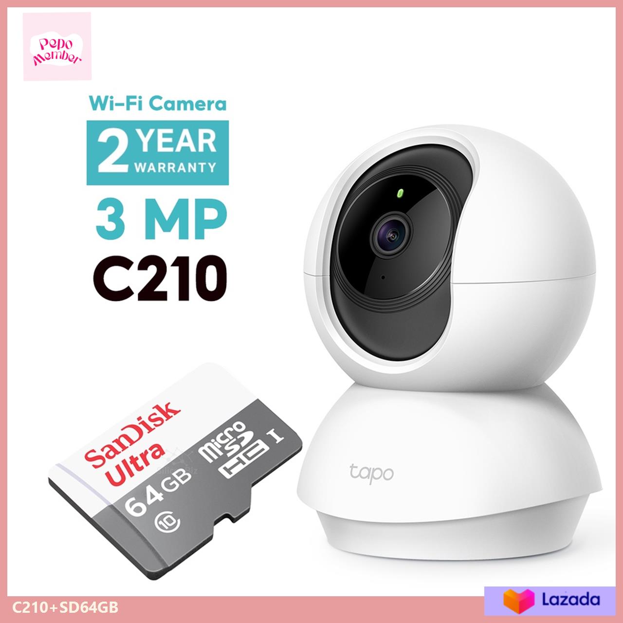 🤩น่าซื้อ Tapo C200 ภาพคมชัด 2 ล้าน / Tapo C210 ภาพคมชัด 3 ล้าน Wifi