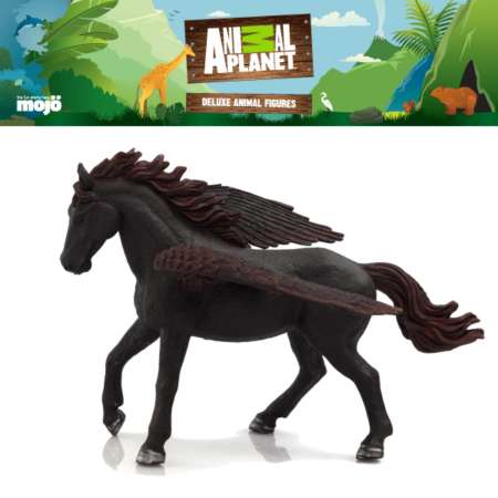 โมเดลสัตว์ลิขสิทธิ์ Animal Planet แท้ - Black PegasusAnimal Planet Deluxe Figure