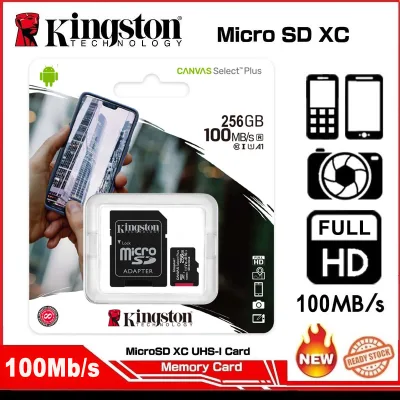 เมมโมรี่การ์ด Kingston memory card microSD Card 256GB Canvas Select Plus Class 10 UHS-I 100MB/s (SDCS2/256GB) การ์ดหน่วยความจำ คิงส์ตัน