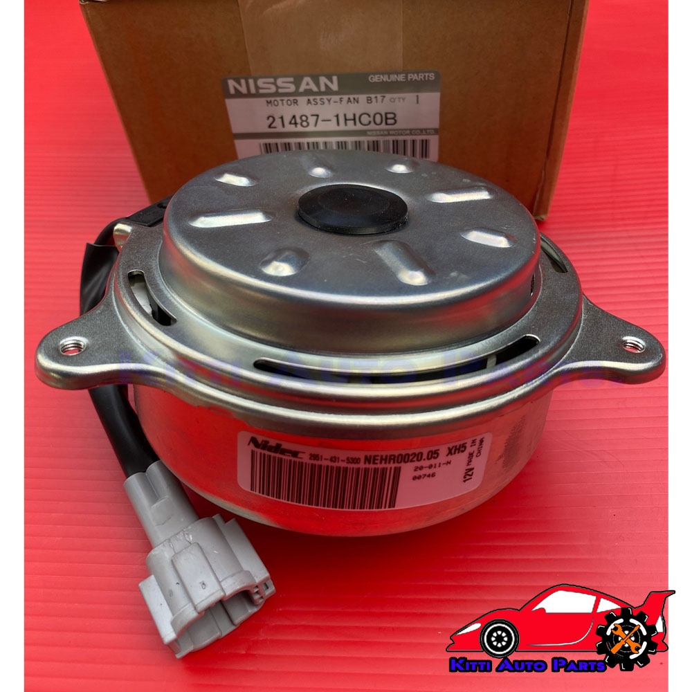 มอเตอร์พัดลม  nissan march แท้ 21487-1HC0B