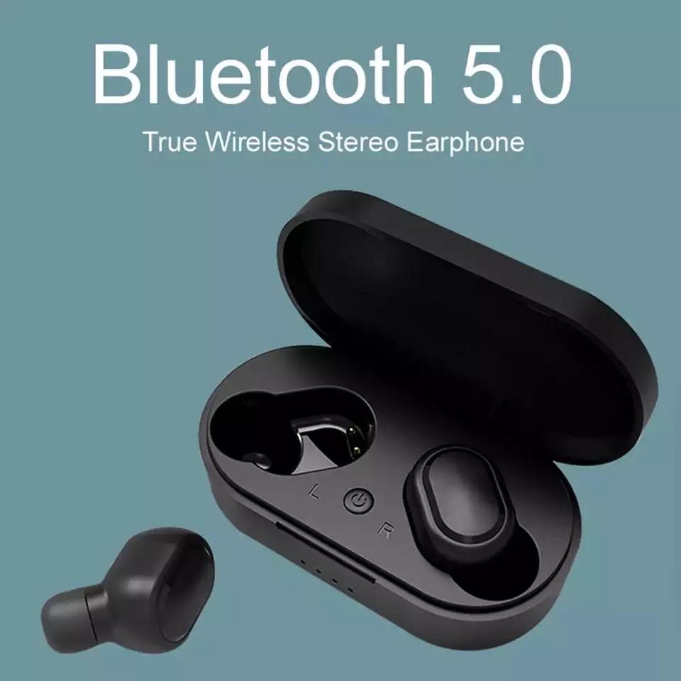 หูฟังหูฟังไร้สาย tws-M1 Bluetooth 5.0 กล่องชาร์จไฟ Mic สำหรับโทรศัพท์ได้ทุกรุ่น (4สี)