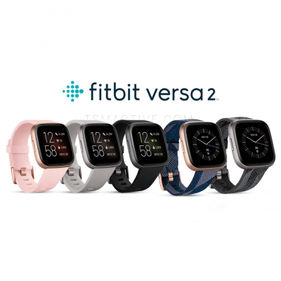 Fitbit Versa 2 สมาร์ทวอทช์ฟิตเนส & สุขภาพ