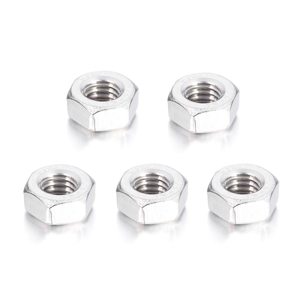 Aluminium Full Nut M5 Silver