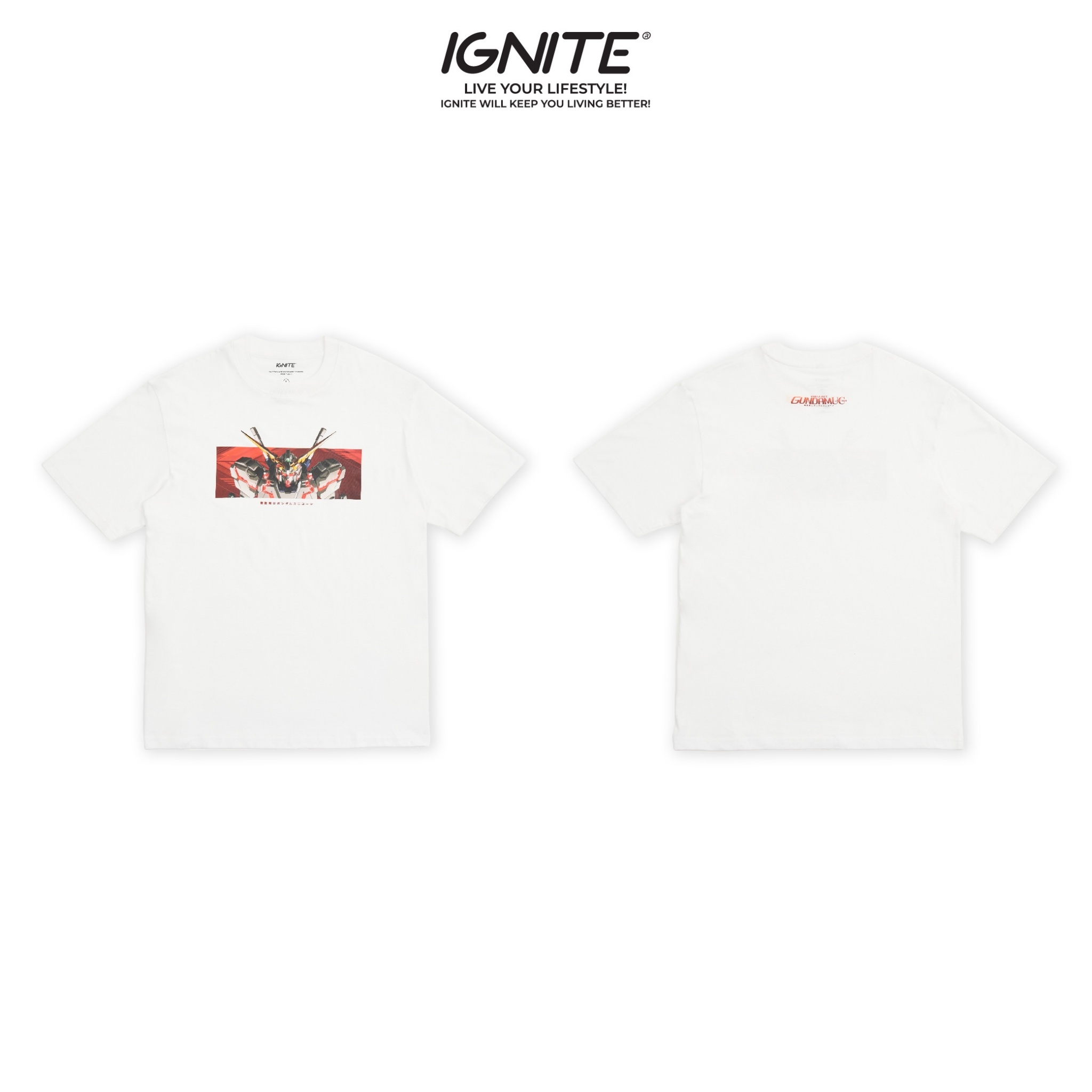 [พร้อมส่ง] IGNITE GUNDAM APPAREL เสื้อยืดกันดั้ม GUNDAM RX-78-2 ...
