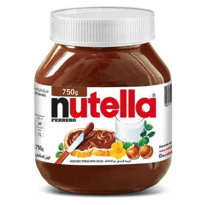 นูเทลล่า เฮเซลนัทสเปรด 750 กรัม / Nutella Hazelnut Spread 750 g. สินค้านำเข้า