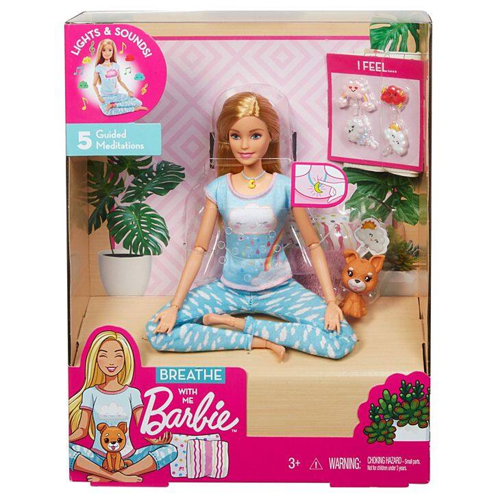 Barbie™ Doll Breathe with Me ตุ๊กตา บาร์บี้ นั่งสมาธิ