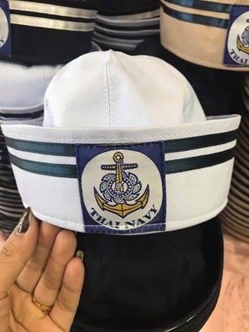 NNandNN Shop 8 0025 หมวกทหารเรือ ขาว หลายขนาด