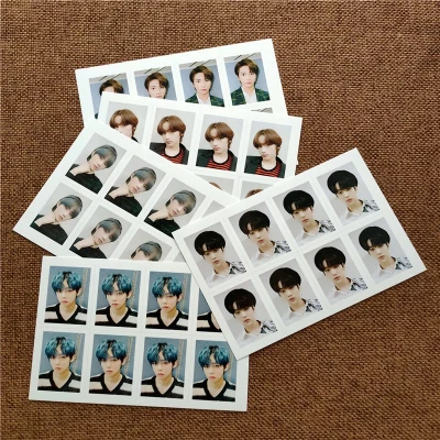 1 Pcs Kpop TXT One inch Surrounding Photos Postcard BEOMGYU HUENING KAI SOOBIN TAEHYUN YEONJIUN Photo Card ID Fan Collection