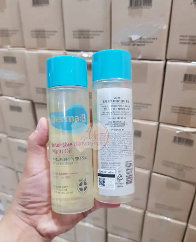 ภาพสินค้าแท้ 100% Derma:B Intensive Barrier Multi Oil ขนาด 135ml. ฉลากเกาหลี จากร้าน As.cosme บน Lazada ภาพที่ 2