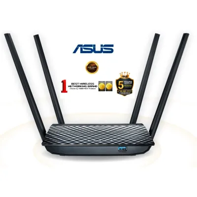 ASUS AC1300 DUAL BAND WIFI ROUTER WITH MU-MIMO AND PARENTAL CONTROLS (RT-AC1300UHP) การรับประกัน 5 ปี