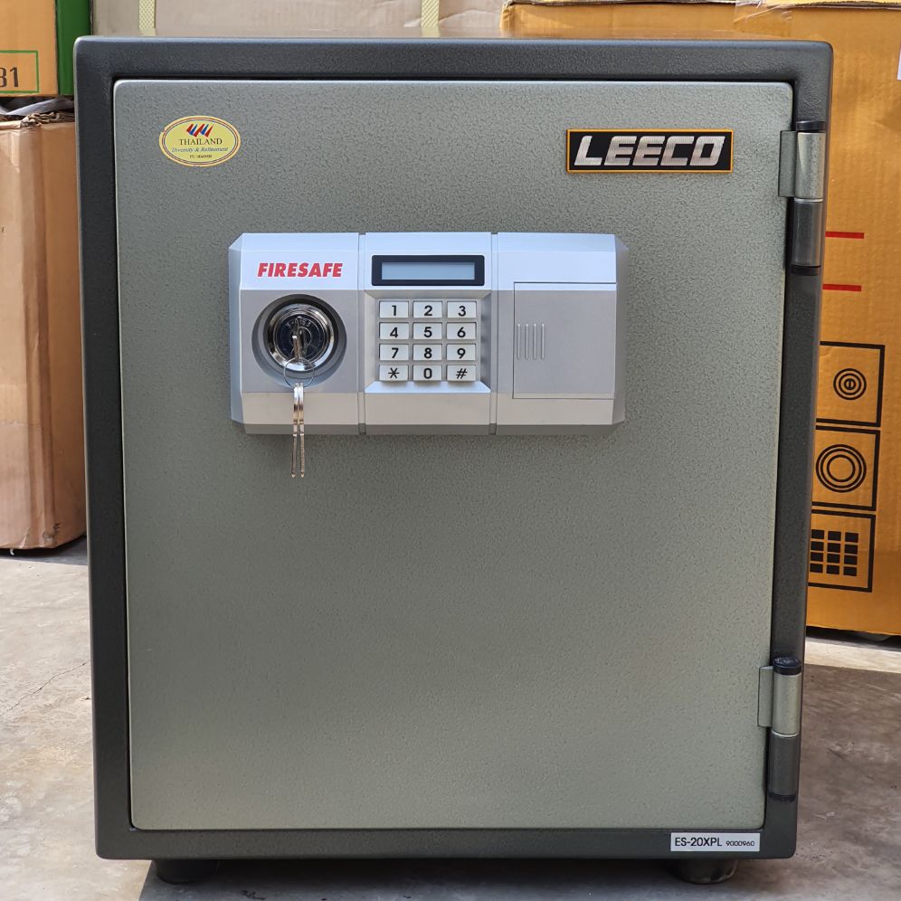 ตู้นิรภัย LEECO รุ่น ES-20PL สูงXกว้างXลึก= 52.6 X 43.0 X 48.5 cm. กดดิจิตอล และกุญแจ น้ำหนัก 70 Kg.