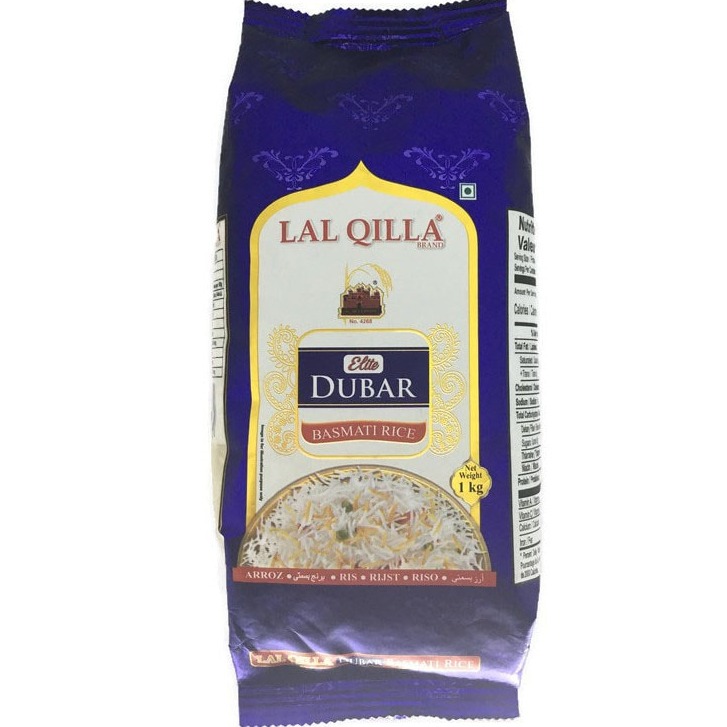 Lal Qilla Dubar Basmati Rice 1 KG ข้าวบัสมาติ ตรา ขนาด 1 กก.