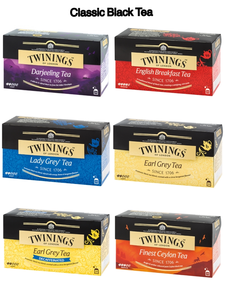 TWININGS OF LONDON ชา กล่อง 25 ซอง Earl Grey Tea