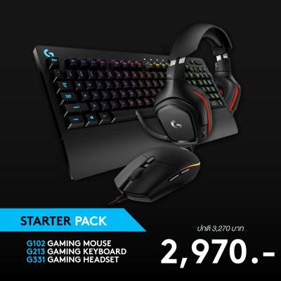 ?? Promotion Logitech Gaming Starter Pack ของแท้ รับประกันศูนย์ 2
ปี /OptionsDotCom ?? Promotion Logitech Gaming Starter Pack ของแท้ รับประกันศูนย์ 2
ปี /OptionsDotCom