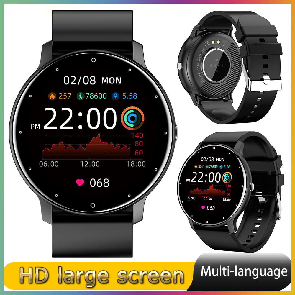 【สินค้าส่งจากไทย】Garmin สมาร์ทวอทช์ Full Touch Screen ออกซิเจนในเลือด IP67 ตัวเตือนข้อความกันน้ำ Weather forecast Smartwatch for Android/iOS